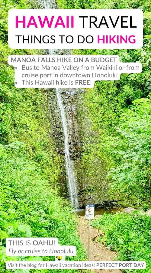 manoa falls hikes. best waterfall hikes in hawaii