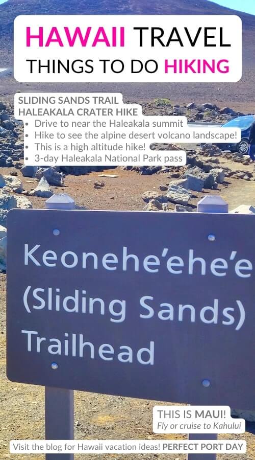 sliding sands trailhead. best hawaii hikes
