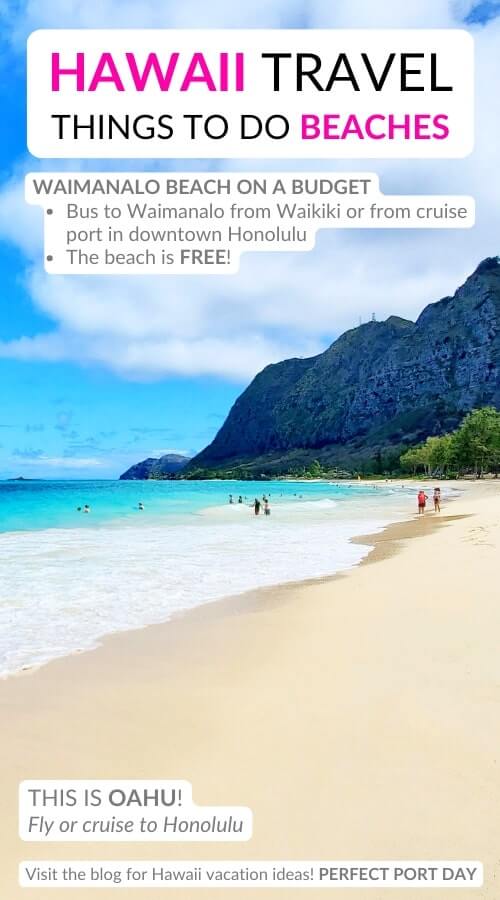 waimanalo beach. most beautiful hawaii beaches in oahu