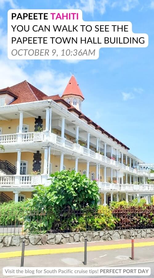 walking to papeete town hall